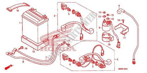 02 recon electrical box front end|honda recon parts diagram.